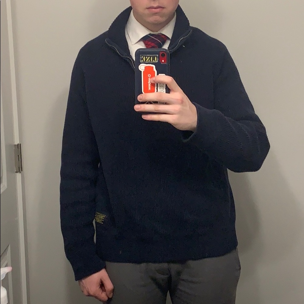 Polo Ralph Lauren jeans company quarter zip navy